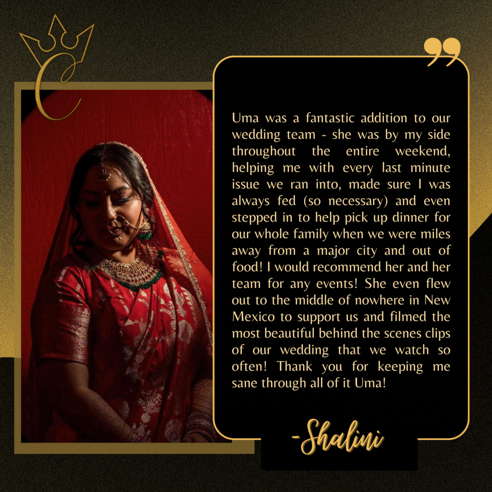 Shalini Client Review